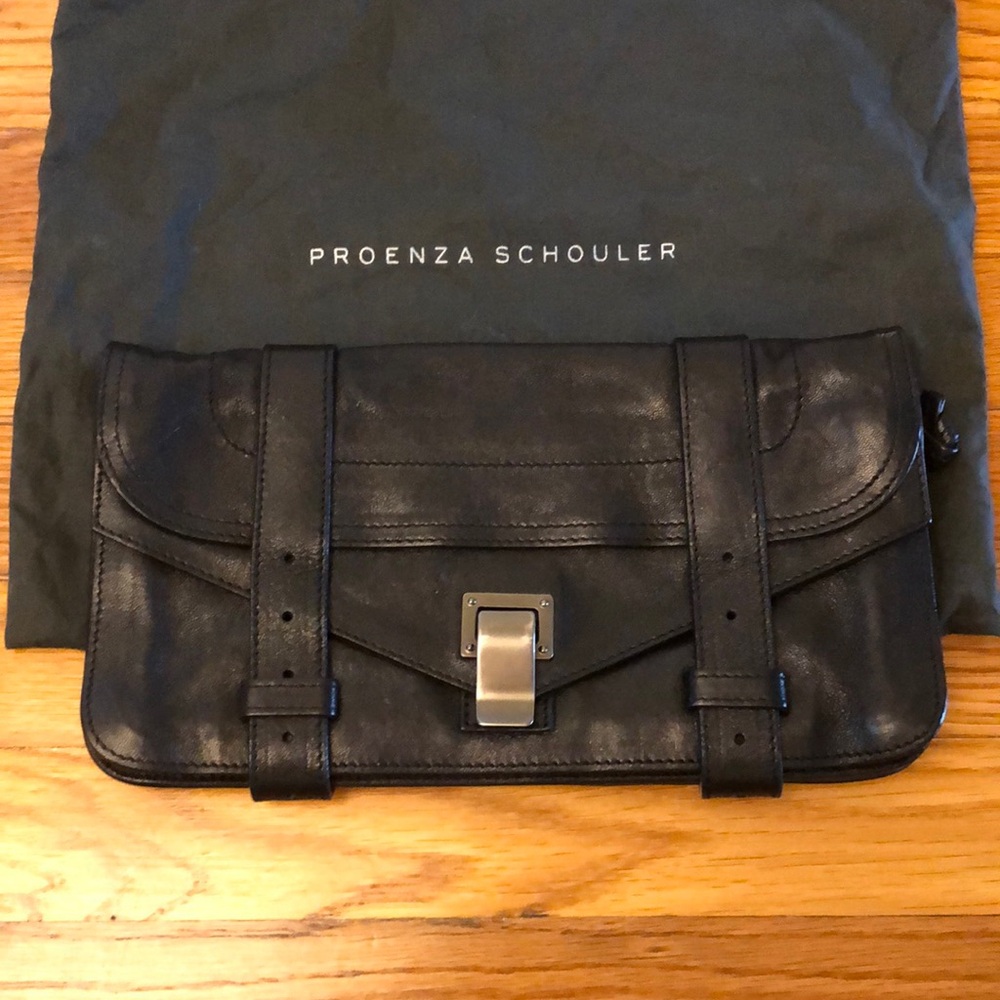Proenza Schouler PS1 Leather Clutch